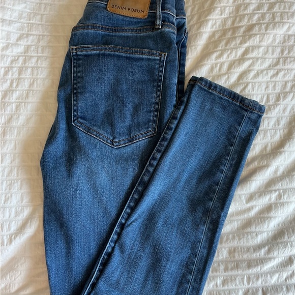Aritzia Denim Forum Lola High Rise Skinny 30L - Size 26 - 5 yrs Bleu - Picture 6 of 8